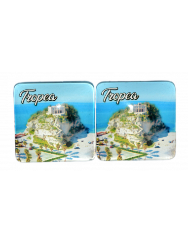 MAGNETE VETRO QUADRATO TROPEA