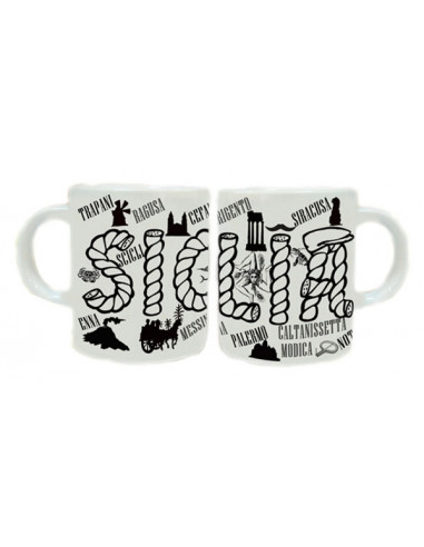 TAZZA CERAMICA SUBLIMATICA SICILIA