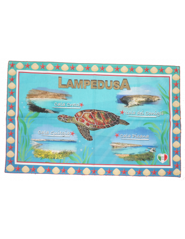 STROFINACCIO COTONE STAMPA DIGITALE LAMPEDUSA