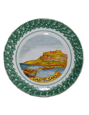 PIATTO  CERAMICA CASTELSARDO LCOLORATA