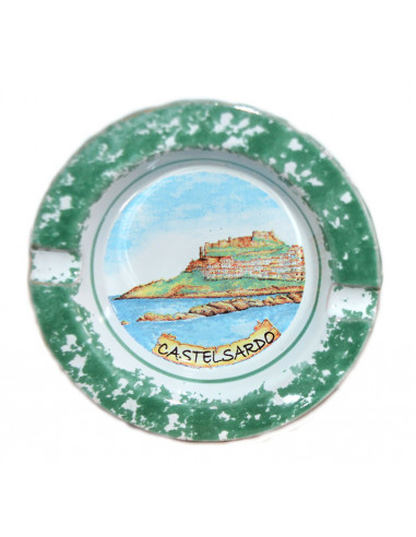 POSACENERE CERAMICA MIGNON CASTELSARDO LCOLORATA