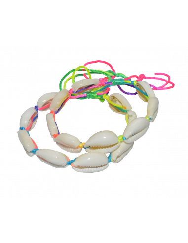 BRACCIALI FILO CIPREA COLORATI