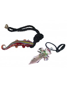 Collana vetro Jeco / Croce assortiti