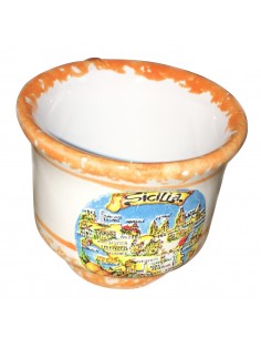 Tazzina ceramica caffè l.colorata