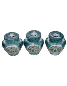SET 3 BARATTOLI CERAMICA