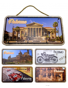 Targhe legno grandi Palermo assortite