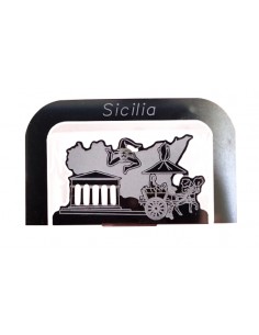 Segnaposto skyline Sicilia