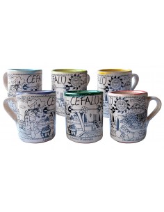 Tazzina ceramica Cefalù