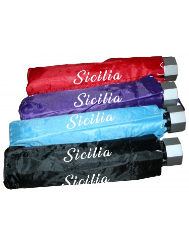 Ombrelli 4 colori Scritta Sicilia
