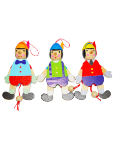 Marionetta legno Pinocchio
