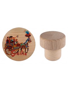 Tappo legno Carretto Sicilia