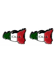 Pins Italia Sicilia Tricolore