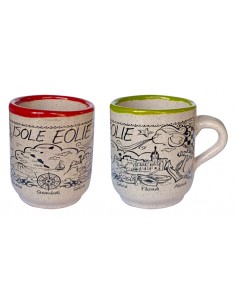 Tazzina ceramica Isole Eolie