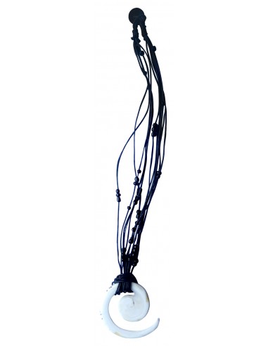 Collana spirale bianca