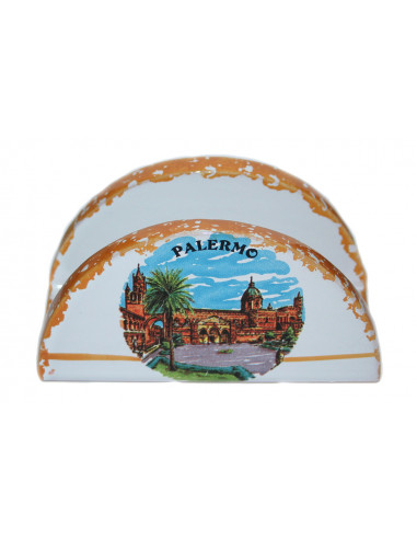 PORTATOVAGLIOLO CERAMICA PICCOLO PALERMO LCOLORATA