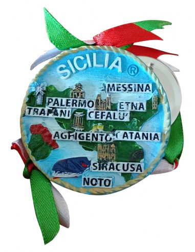 Magnete resina Tamburello Sicilia