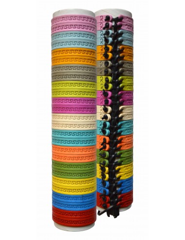 Bracciali cuoio laccio dis Greco Colorato