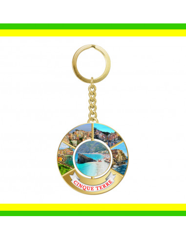 PORTACHIAVE METALLO 5TERRE ROTONDO