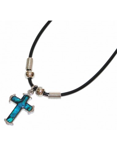 Collana vetro croce